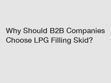 Why Should B2B Companies Choose LPG Filling Skid?