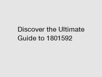Discover the Ultimate Guide to 1801592