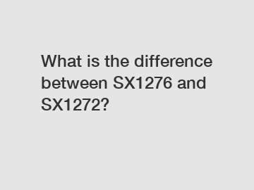 What is the difference between SX1276 and SX1272?