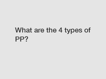 What are the 4 types of PP?