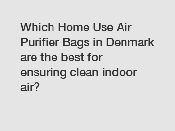 Which Home Use Air Purifier Bags in Denmark are the best for ensuring clean indoor air?