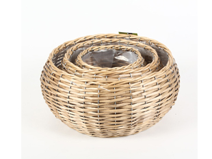 Bathroom Wicker Storage Baskets